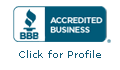 BBB Accredited (A Rating)